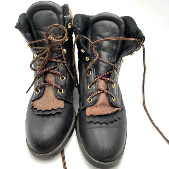 LAREDO ankle boots women's size 6 black & brown - Picture 6 of 10